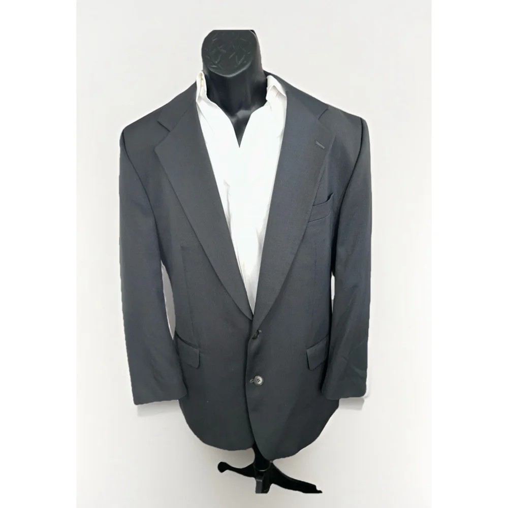 Sanlorenzo 40R Dark Gray Wool Jacket